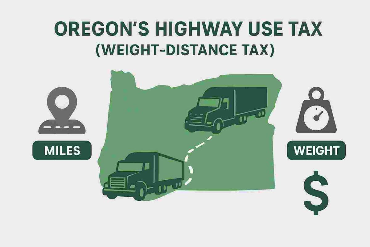 Oregon’s Highway Use Tax (Weight-Distance Tax) system explained