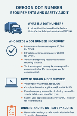 Oregon DOT Number Requirements and Safety Audits