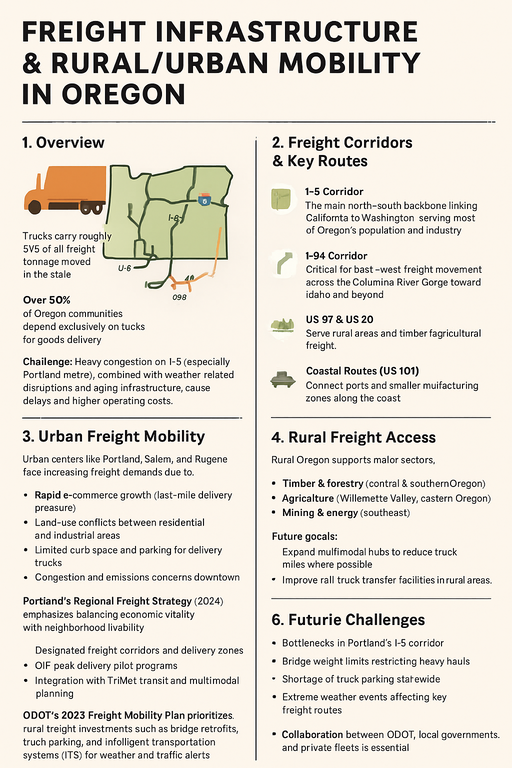 Freight Infrastructure and Rural Urban Mobility