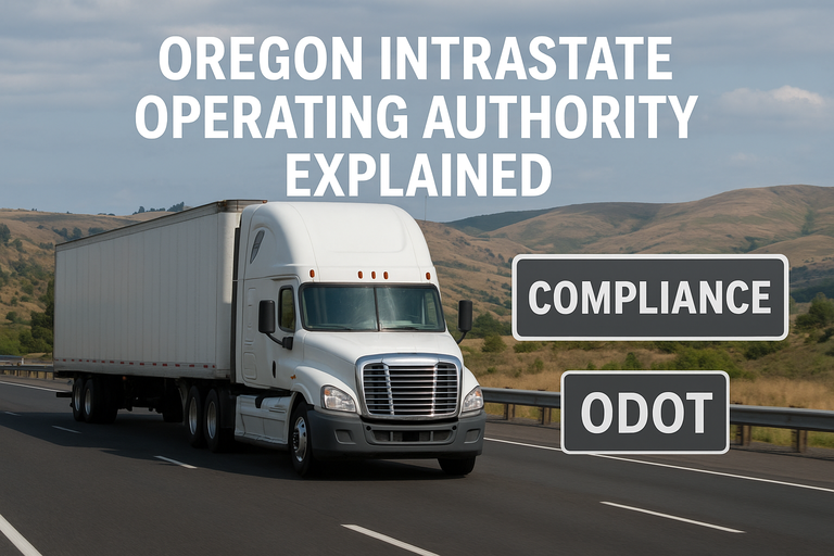 Oregon Intrastate Operating Authority Explained