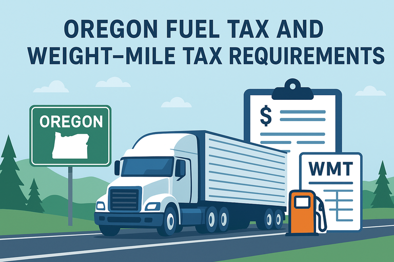 Oregon Fuel Tax and Weight Mile Tax Requirements