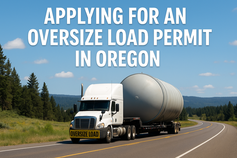 Step-by-Step Guide, Applying for an Oversize Load Permit in Oregon