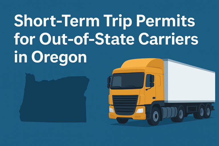 Short-Term Trip Permits for Oregon