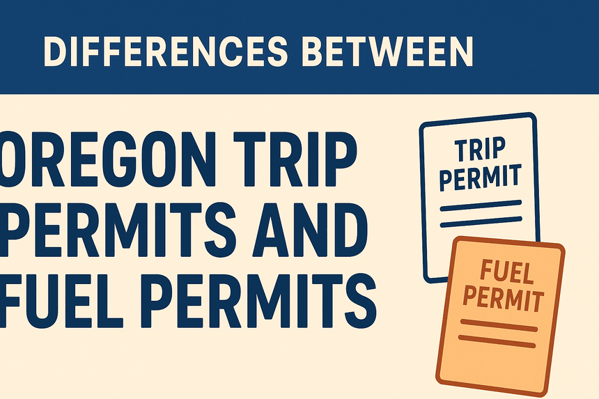 Oregon Trip and Fuel Permits