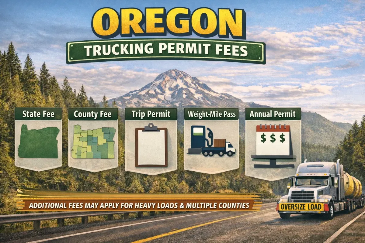 Fees for Oregon trucking permits