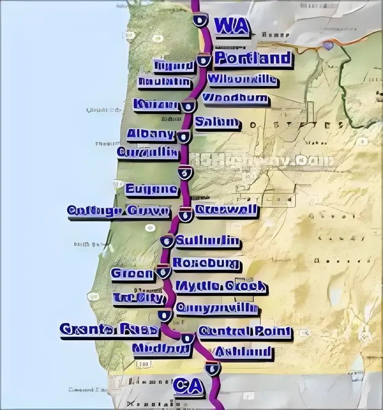 Supply chain logistics and the importance of I-5 and I-84 trucking corridors