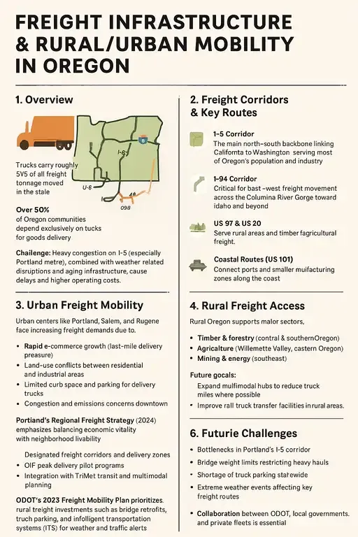 Freight Infrastructure and Rural Urban Mobility