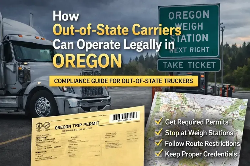 How Out of State Carriers Can Operate Legally in Oregon