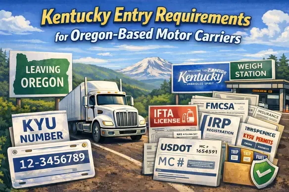 Kentucky  Permits for Oregon-Based Motor Carriers