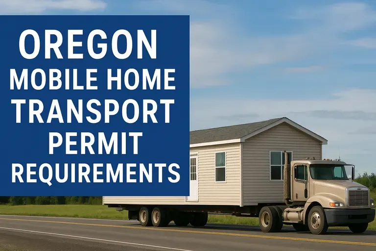 Oregon Mobile Home Permit