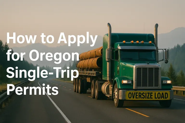 Oregon Single-Trip Permits