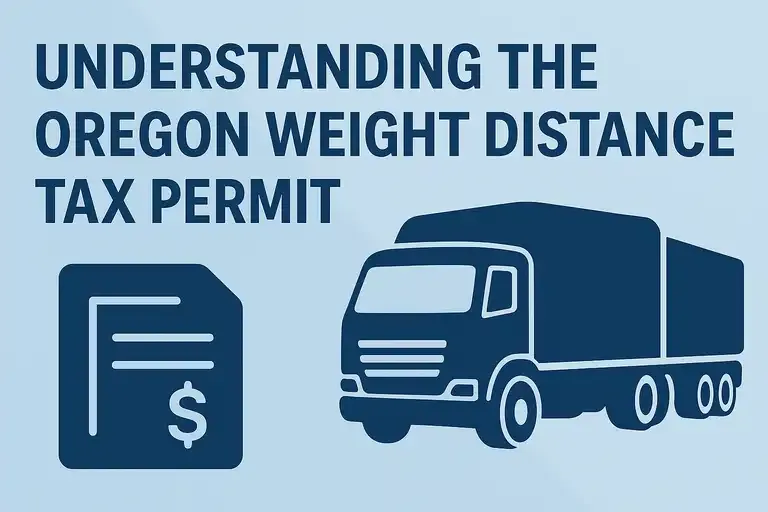 Oregon Weight Distance Tax Permit
