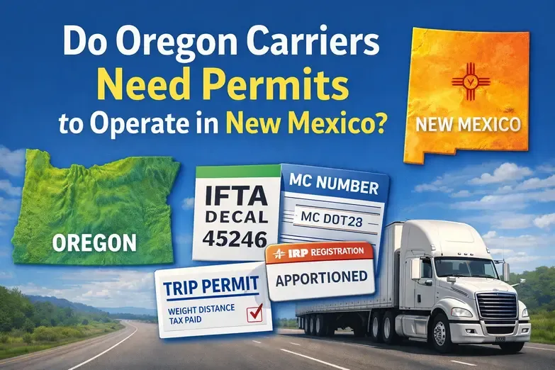 New Mexico Permits for Oregon Carriers