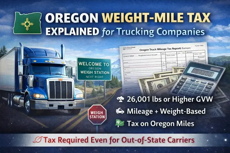 Oregon Weight-Mile Tax