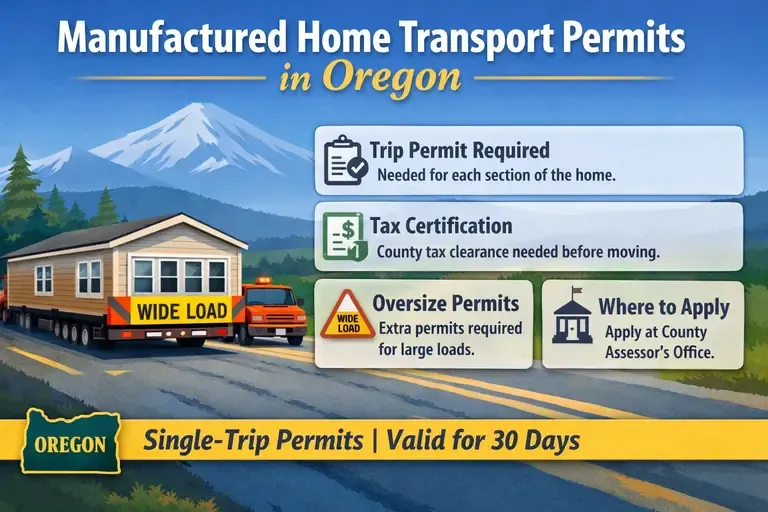 Manufactured Home Transport Permits in Oregon