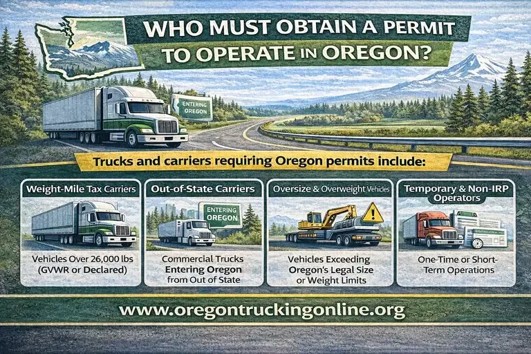 Who Must Obtain a Permit to Operate in Oregon?
