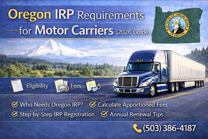 Oregon IRP Requirements For Motor Carriers