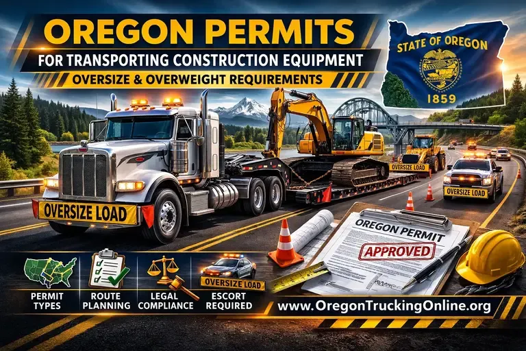 Oregon Permits For Transporting Construction Equipment