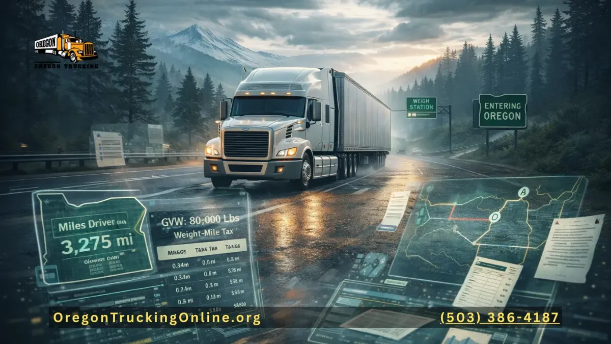 Oregon weight mile tax explained