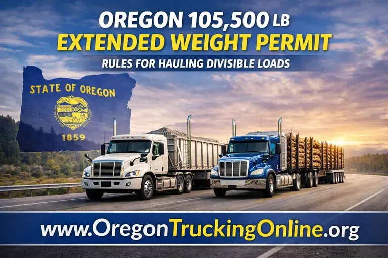 How Extended Weight Permit Help Oregon Trucking Companies Haul Heavier Loads