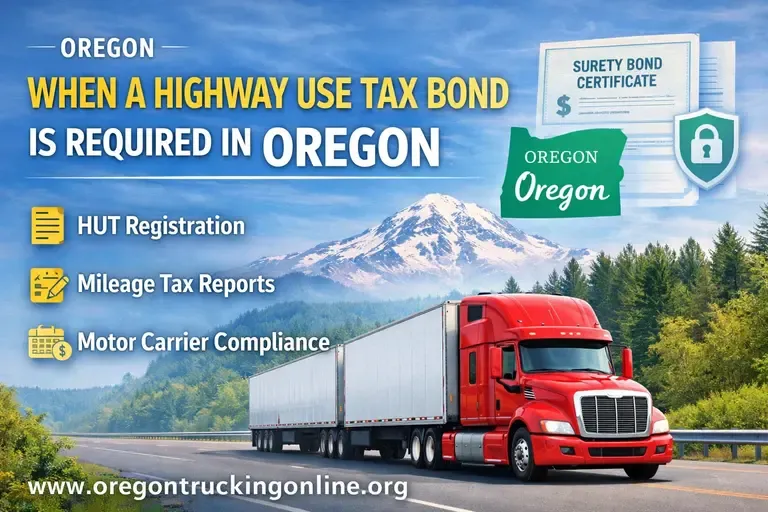 When a Highway Use Tax Bond Is Required in Oregon