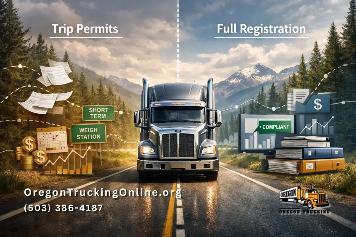 Oregon trucking permits guide