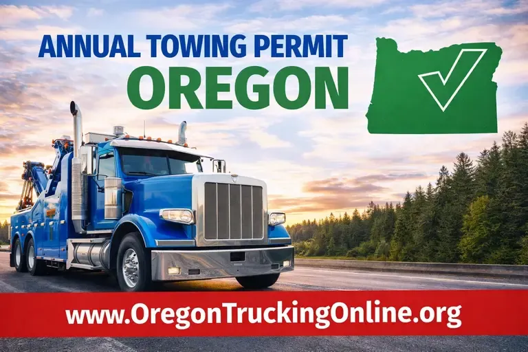 Who needs an annual towing permit in Oregon