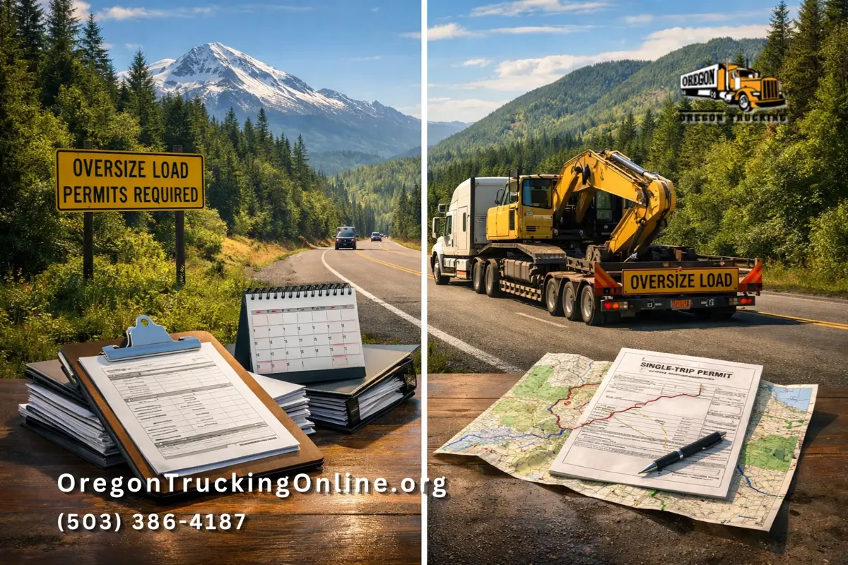 Oregon trucking permits oversize load