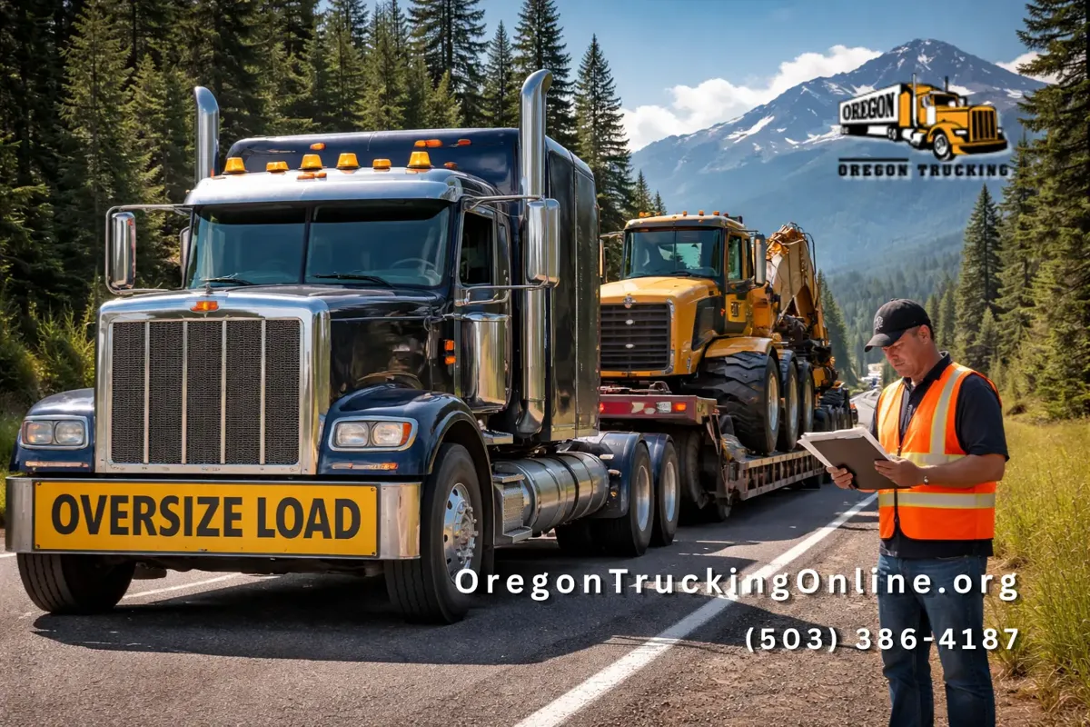 Oversize load truck permit delay Oregon