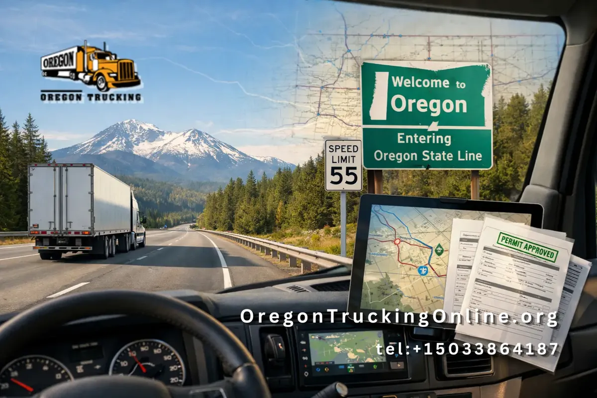 Oregon trucking permit route planning