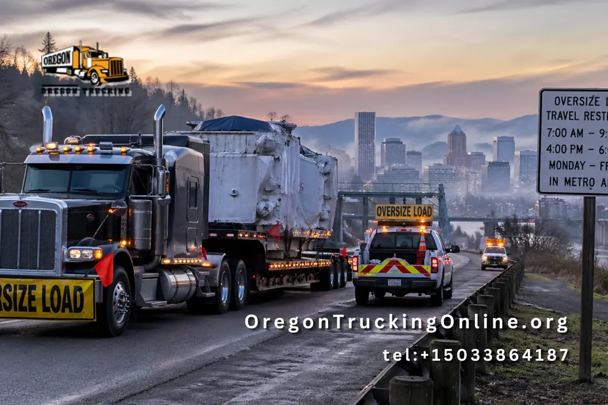 oregon oversize load curfew truck