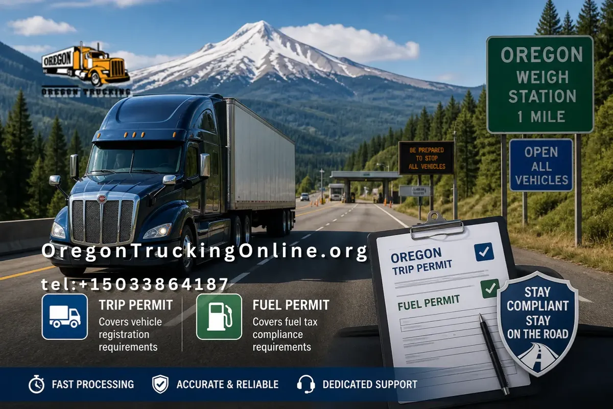 Oregon trip fuel permit truck