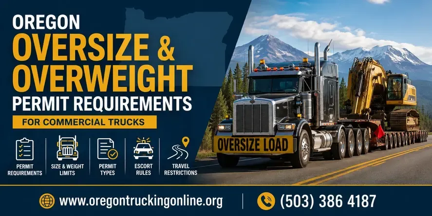 Oregon Oversize And Overweight Permit Requirements for Commercial Trucks