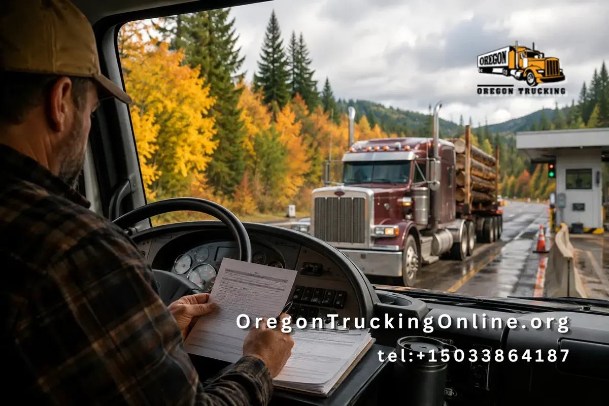 Oregon weight-mile permits truckers