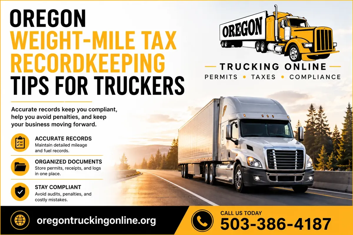 Oregon Weight-Mile Tax records