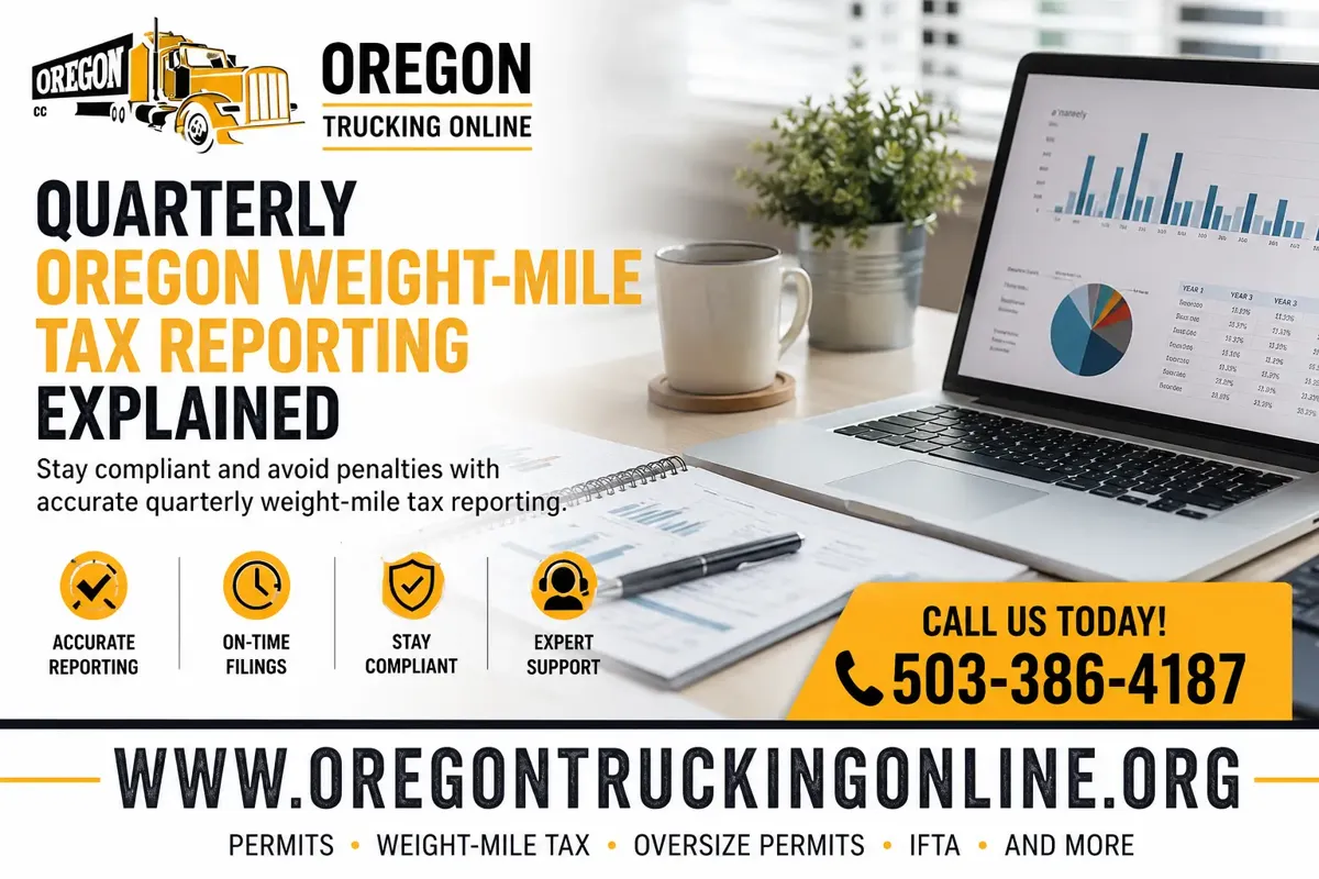 Oregon weight-mile tax reporting
