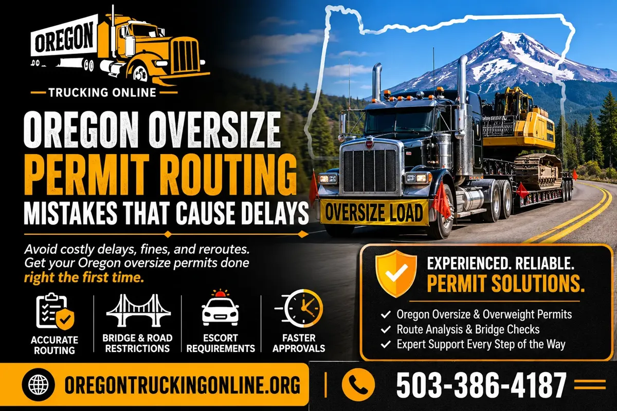 oregon oversize permit routing