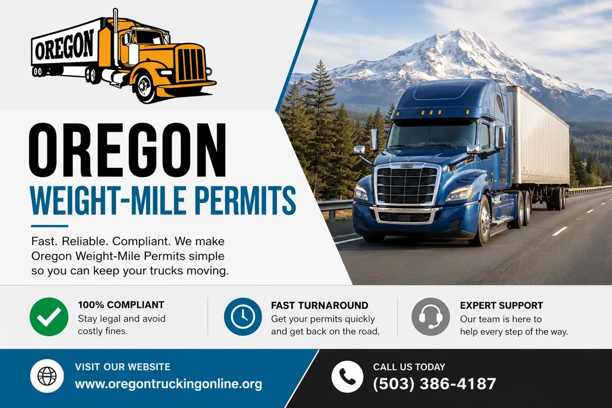 Oregon Weight-Mile Permit rules