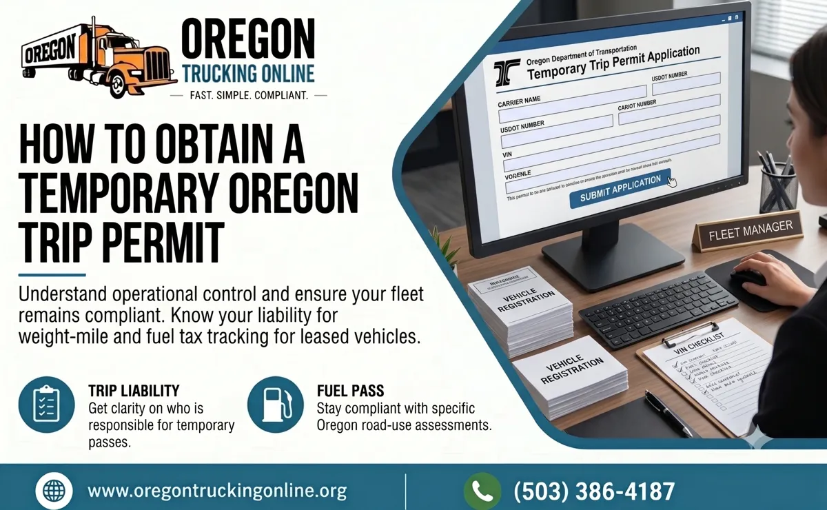 Temporary Oregon Trip Permit
