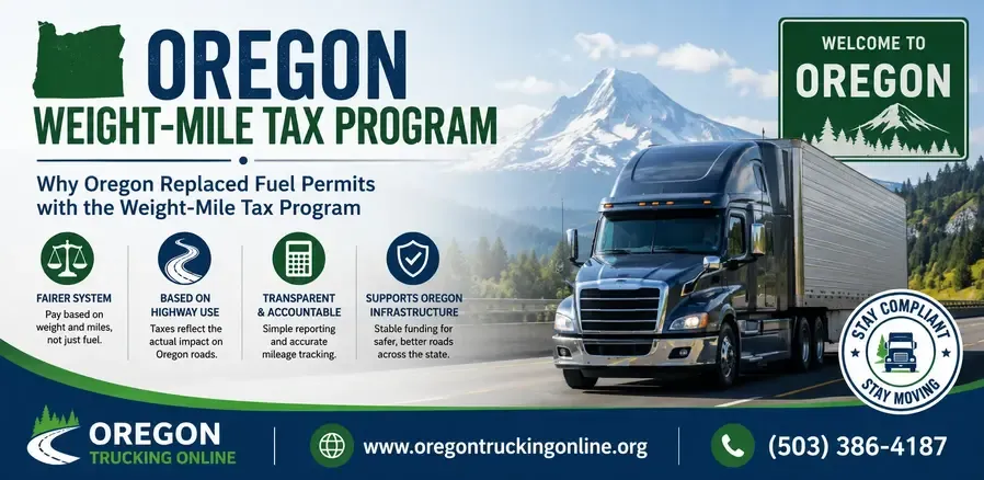 Why Oregon Replaced Fuel Permits with the Weight-Mile Tax Program