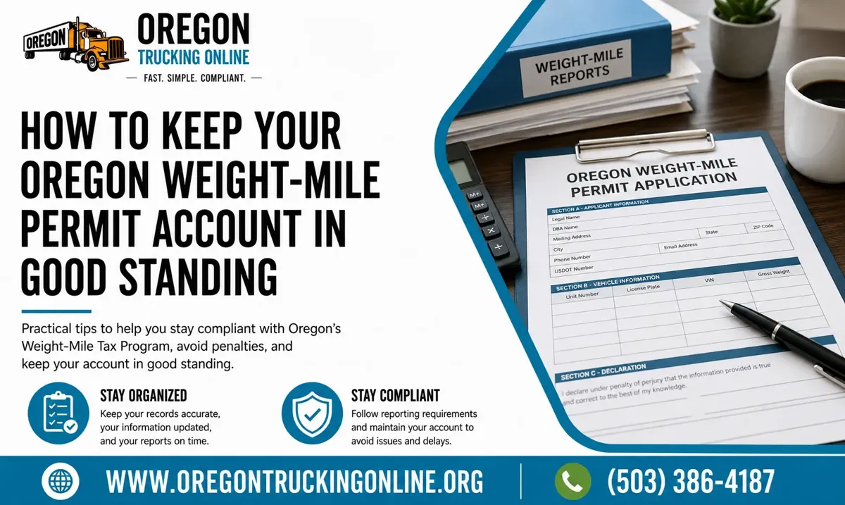Oregon Weight-Mile Permit