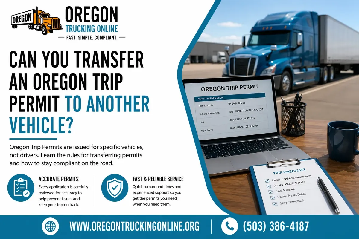 Oregon Trip Permit drivers