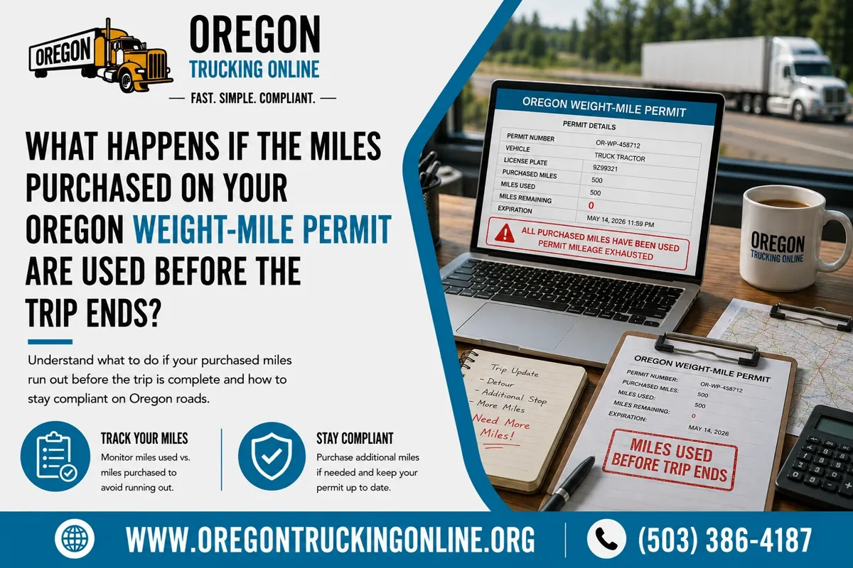 Oregon Temporary Weight-Mile Tax Permit Guide