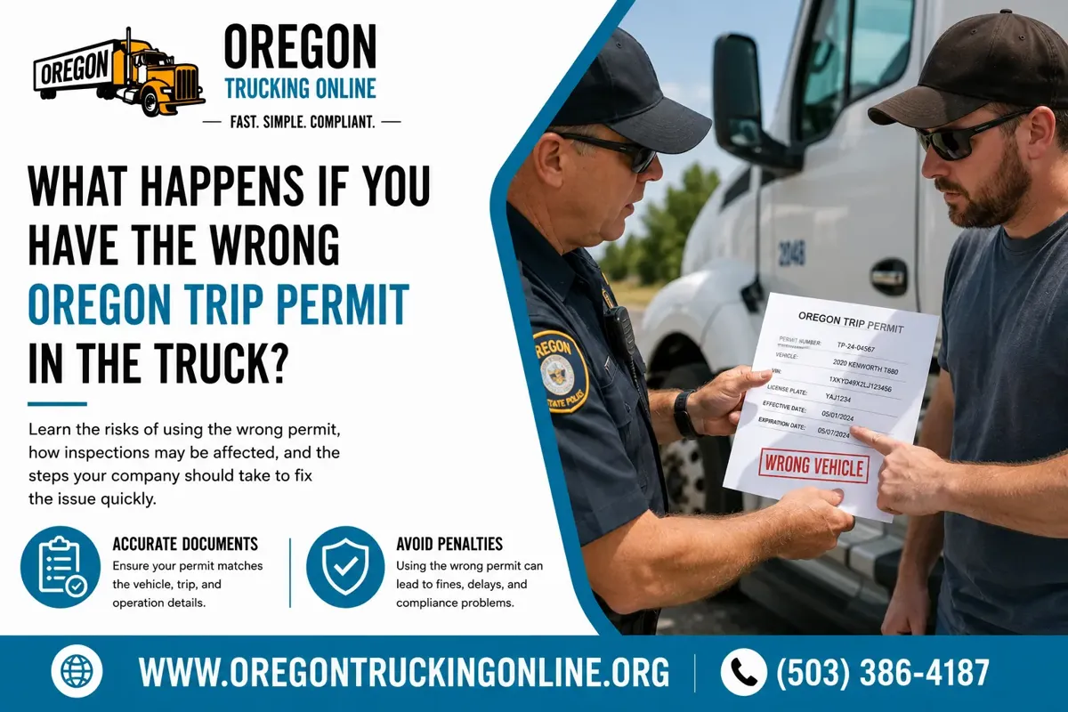 Oregon Trip Permit Mismatch Guide