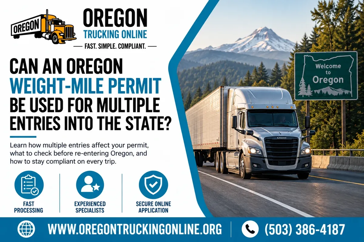 Oregon Weight-Mile Permit Entries