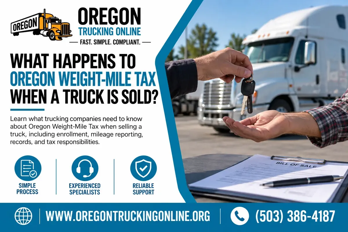 Oregon Weight-Mile Tax Truck Sale