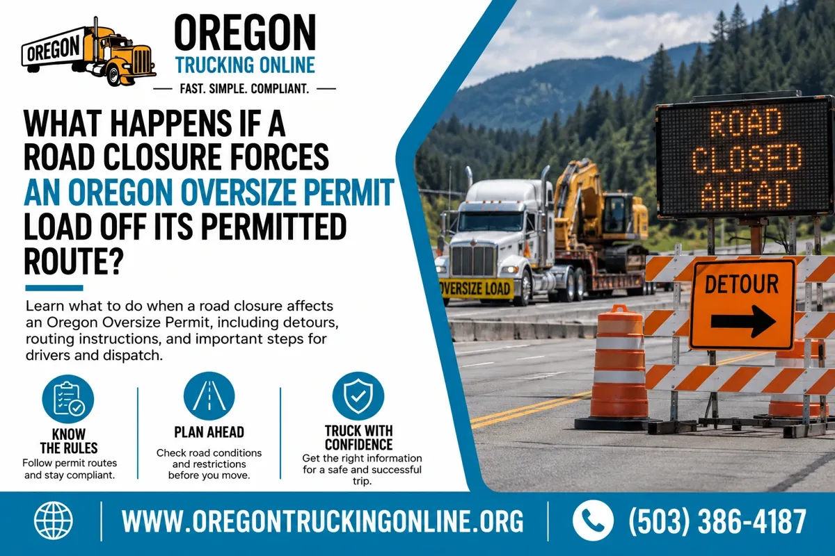 Oregon Oversize Permit Detour