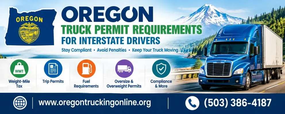 Oregon Truck Permit Requirements Every Interstate Truck Driver Should Know