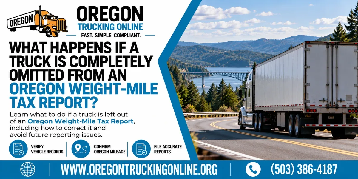 Oregon Weight-Mile Tax Report Review